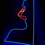 Volto in cornice - Insegna LED Classic