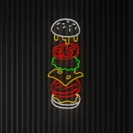 Burger - Insegna LED Classic